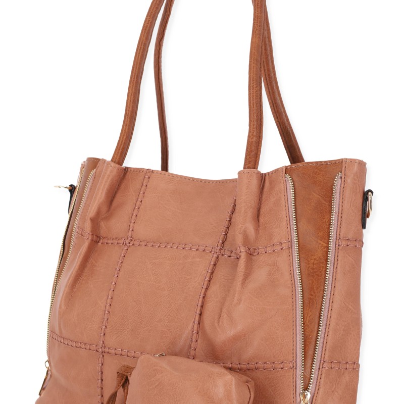 Σετ Γυναικεία Τσάντα Shopper Ώμου