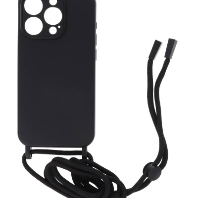 Meiyue Back Cover Θήκη Σιλικόνης Με Ρυθμιζόμενο Κορδόνι (Iphone 15 Pro)