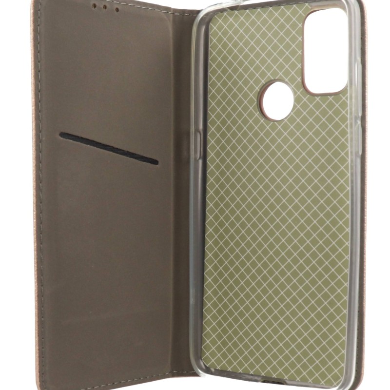 Θήκη Magnet Book Δερματίνης Χρυσό (Alcatel 1s 2021 & Alcatel 3L 2021)