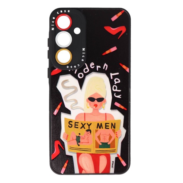 Cookover Back Cover Θήκη Με Σχέδιο Modern Lady (Samsung Galaxy A55)