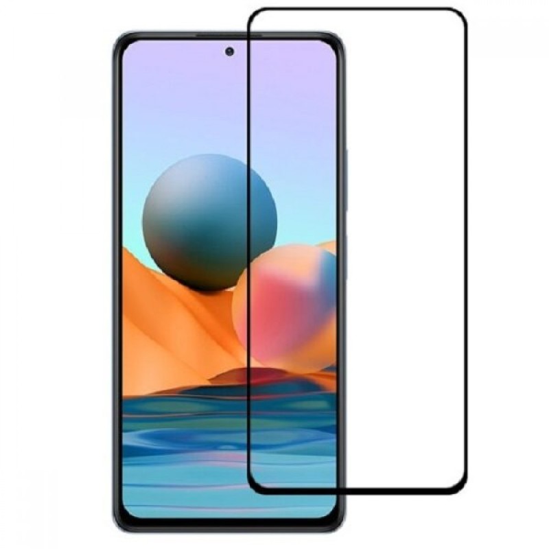 Borofone Full Screen Tempered Glass Μαύρο (Xiaomi Redmi Note 10 & Xiaomi Redmi Note 10s & Xiaomi Redmi Note 11s & Xiaomi Redmi Note 11 4G & Xiaomi Redmi Note 12s & Xiaomi Poco M5s)