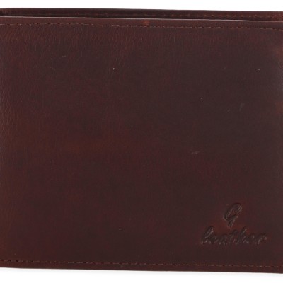Leather Ανδρικό Δερμάτινο Πορτοφόλι σε Σκούρο Καφέ