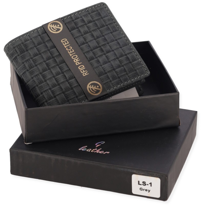 Leather Ανδρικό Δερμάτινο Πορτοφόλι RFID PROTECTED