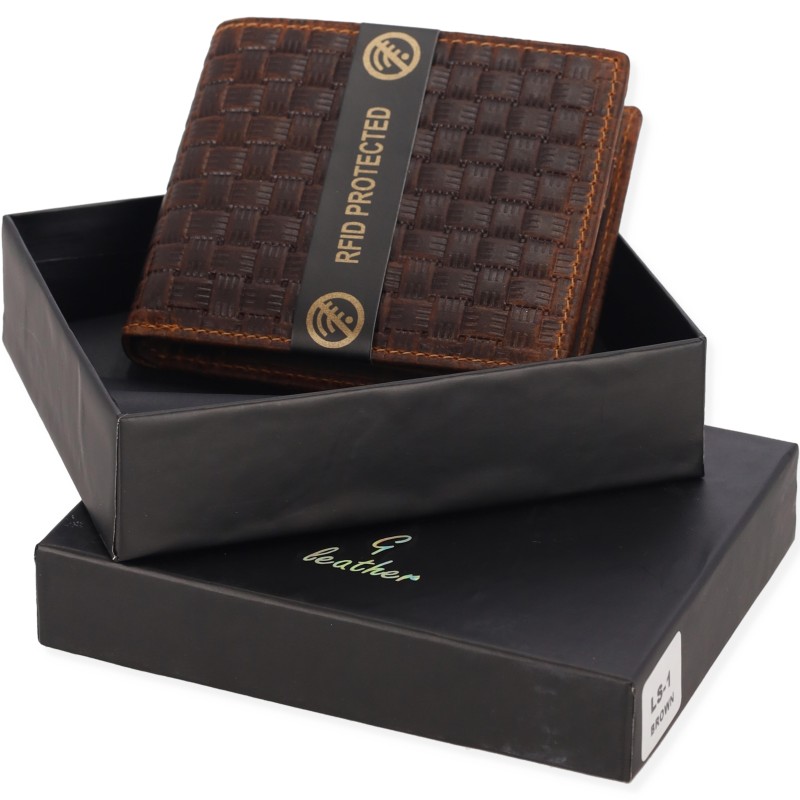 Leather Ανδρικό Δερμάτινο Πορτοφόλι RFID PROTECTED