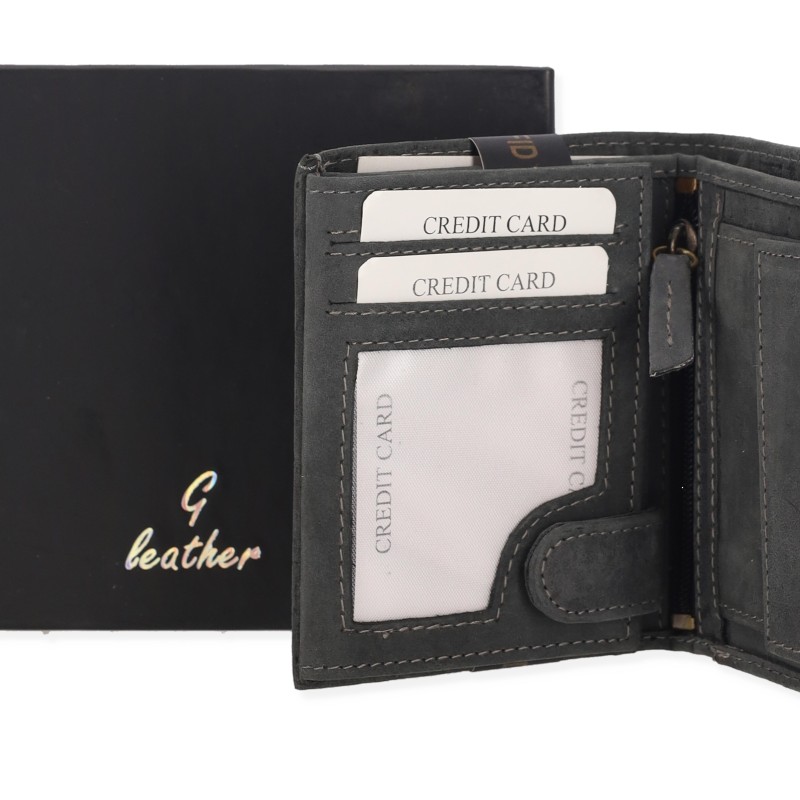 Leather Ανδρικό Δερμάτινο Πορτοφόλι RFID PROTECTED