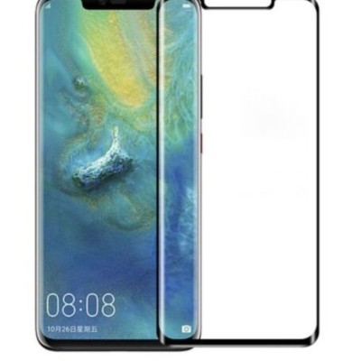 Fullscreen Tempered Glass Μαύρο (Huawei Mate 20 Pro)
