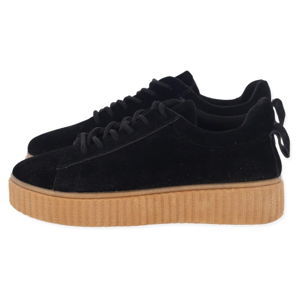 Γυναικεια Suede Sneakers Δετά