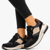 Γυναικεία Sneakers Δερματίνη με Λεοπάρ Λεπτομέρειες Γυναικεία Sneakers Δερματίνη με Λεοπάρ Λεπτομέρειες