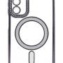 Back Cover Θήκη Σιλικόνης Με Τζαμάκι Κάμερας, Magsafe, Στρασάκια Και Γκλίτερ (Samsung Galaxy A15)