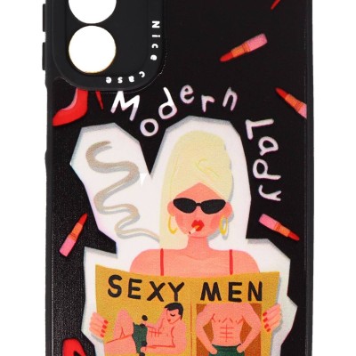 Cookover Back Cover Θήκη Με Σχέδιο Modern Lady (Samsung Galaxy A15)