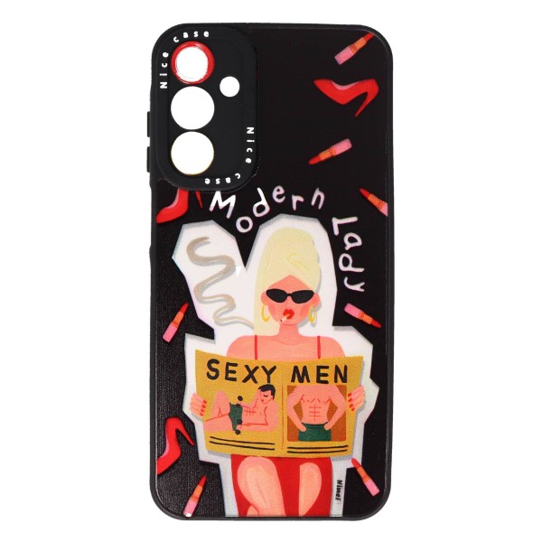 Cookover Back Cover Θήκη Με Σχέδιο Modern Lady (Samsung Galaxy A15) Είδη Τεχνολογίας