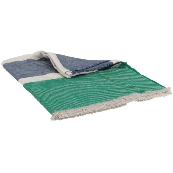 ΟΕΜ Γυναικείο Κασκόλ Πράσινο Με Κρόσια