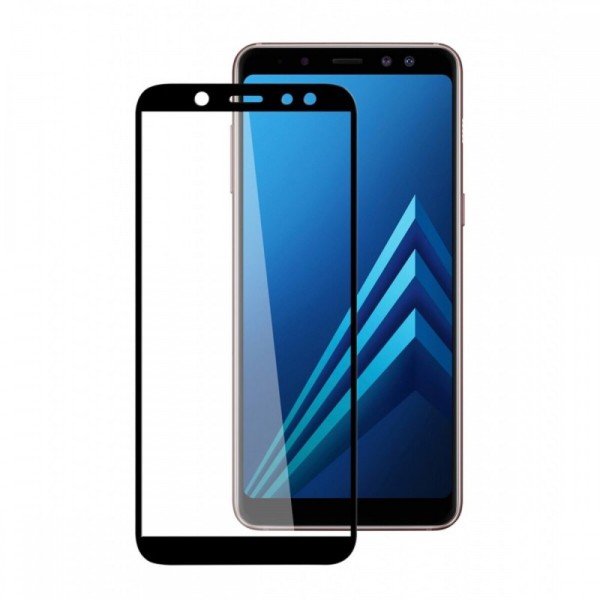 Siipro Fullscreen Tempered Glass Μαύρο (Samsung Galaxy A6 Plus & Samsung Galaxy A7 2018 & Samsung Galaxy J4 Plus & Samsung GAlaxy J6 Plus) Αξεσουάρ Κινητών/Tablet