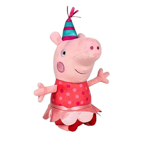 Play By Play Λούτρινο 20εκ - Peppa Pig ''Peppa's Party'' Αξεσουάρ & Παιχνίδια