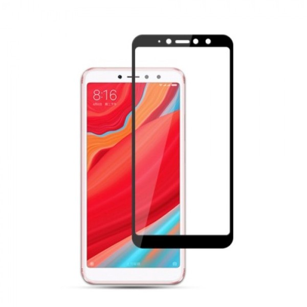 Fullscreen Tempered Glass Μαύρο (Xiaomi Redmi S2)