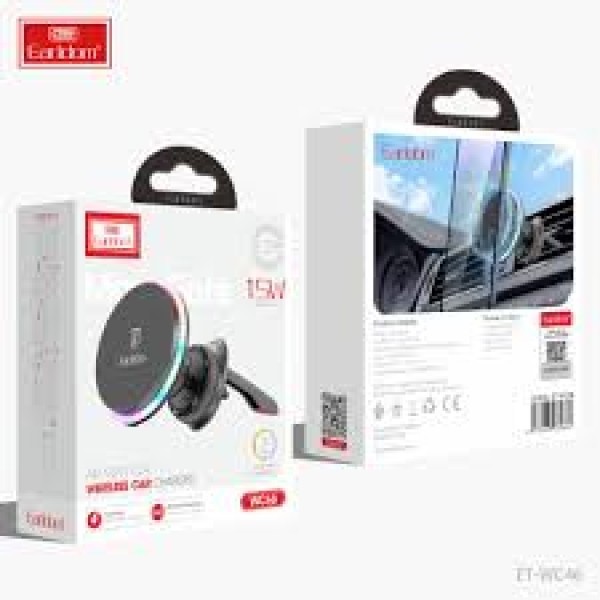 Earldom WC46 Βάση Κινητού Αυτοκινήτου με Μαγνήτη και Ασύρματη Φόρτιση