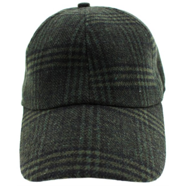 Καπέλο χειμερινό jockey πράσινο-μαύρο χρώμα