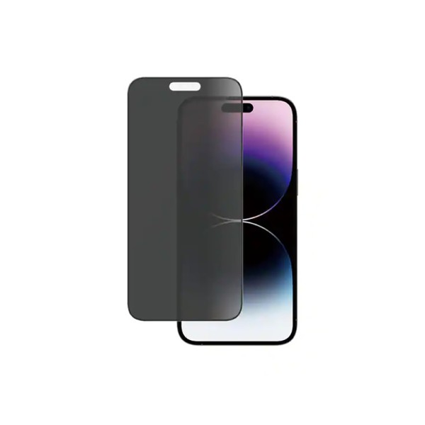 Privacy Matte Fullscreen Tempered Glass Μαύρο (Iphone 15 & Iphone 16 Plus)