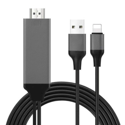 Καλώδιο HDMI Σε Lightning Kαι USB 2m 1080p Καλώδιο HDMI Σε Lightning Kαι USB 2m 1080p