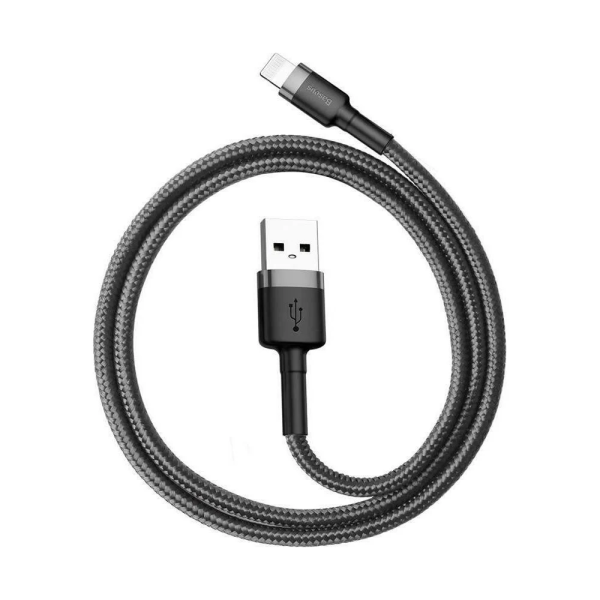 Baseus CALKLF-BG1 USB to Lightning Καλώδιο Φόρτισης Μαύρο 1m