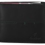 Genuine Leather Ανδρικό Πορτοφόλι MR2 σε Μαύρο Χρώμα Δερμάτινο