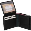 Genuine Leather Ανδρικό Πορτοφόλι MR2 σε Μαύρο Χρώμα Δερμάτινο