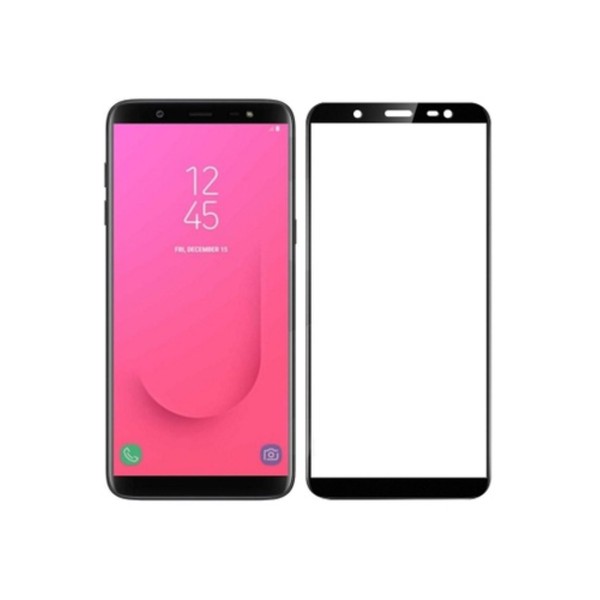 Fullscreen Tempered Glass Μαύρο (Samsung Galaxy J8 2018)