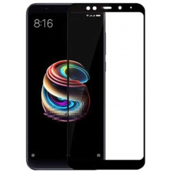 Fullscreen Tempered Glass Μαύρο (Xiaomi Mi A2 & Xiaomi Mi 6x)