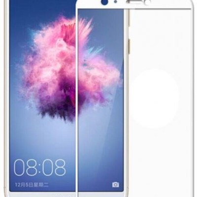 Coosy Fullscreen Tempered Glass Άσπρο (Huawei P smart) Coosy Fullscreen Tempered Glass Άσπρο (Huawei P smart)