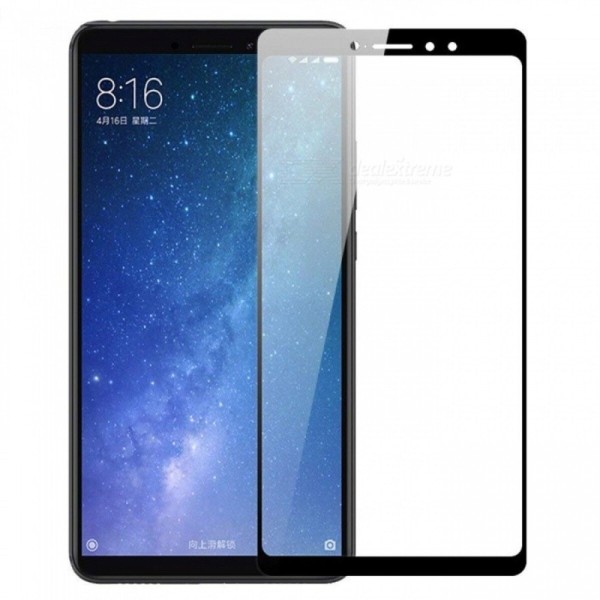 Fullscreen Tempered Glass Μαύρο (Xiaomi Mi Max 3)