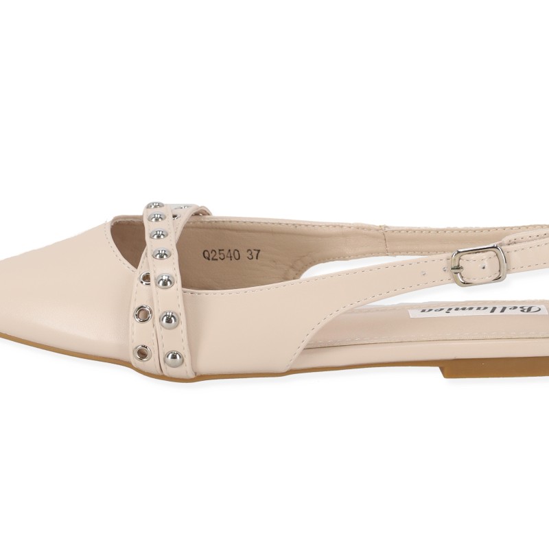 Bellamica Γοβάκι Open Heel Μυτερά με Διπλά Λουράκια Bellamica Γοβάκι Open Heel Μυτερά με Διπλά Λουράκια