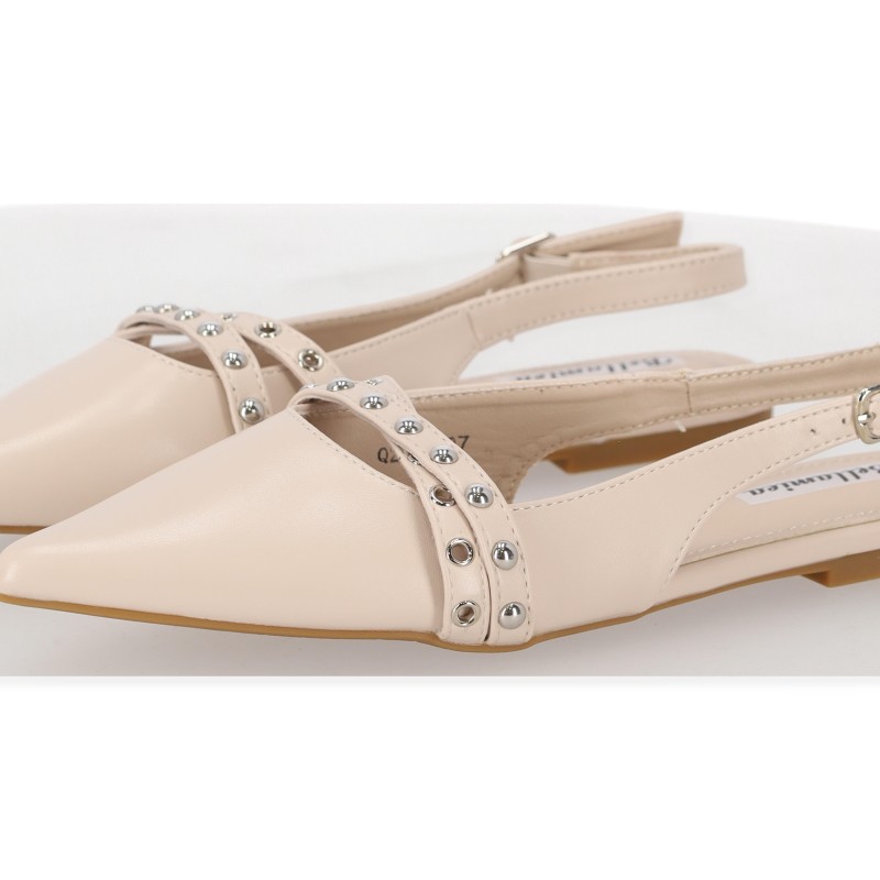 Bellamica Γοβάκι Open Heel Μυτερά με Διπλά Λουράκια Bellamica Γοβάκι Open Heel Μυτερά με Διπλά Λουράκια