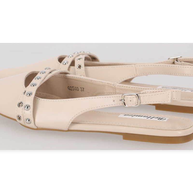 Bellamica Γοβάκι Open Heel Μυτερά με Διπλά Λουράκια Bellamica Γοβάκι Open Heel Μυτερά με Διπλά Λουράκια