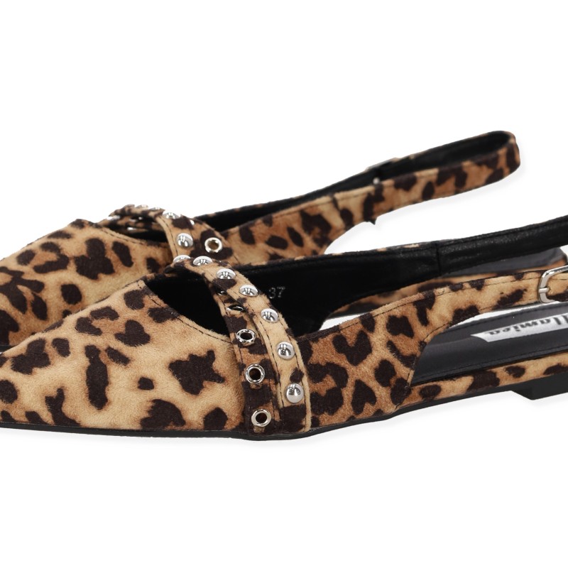 Bellamica Γοβάκι Open Heel Μυτερά με Διπλά Λουράκια Bellamica Γοβάκι Open Heel Μυτερά με Διπλά Λουράκια