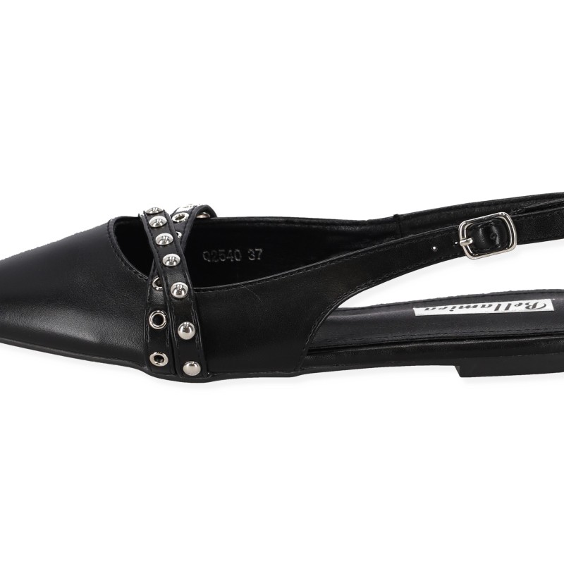 Bellamica Γοβάκι Open Heel Μυτερά με Διπλά Λουράκια Bellamica Γοβάκι Open Heel Μυτερά με Διπλά Λουράκια