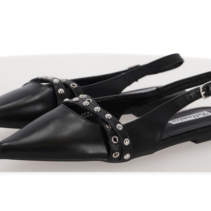 Bellamica Γοβάκι Open Heel Μυτερά με Διπλά Λουράκια Bellamica Γοβάκι Open Heel Μυτερά με Διπλά Λουράκια