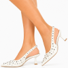 LA BOTTINE SOURIANTE PARIS Γοβάκια Μυτερά Slingback με Τρουκς