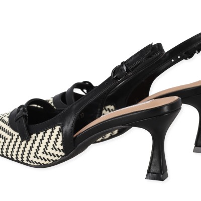 CHΙARA FOSCARI Γυναικείες Γόβες Open Heel με Σχέδιο
