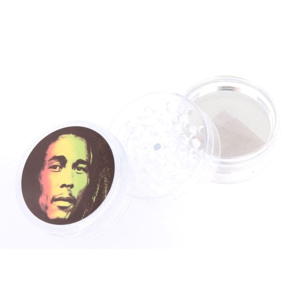 Plastic Tobacco Breaker - Bob Marley Plastic Tobacco Breaker - Bob Marley