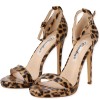CIADEA Γυναικείο Πέδιλο Leopard Print με Λουράκι