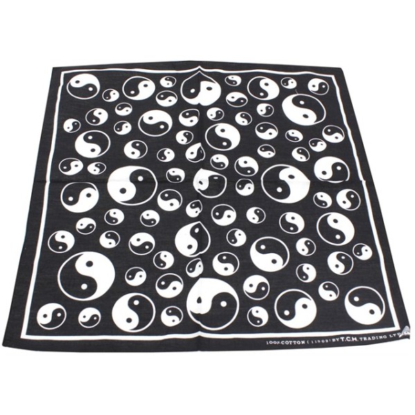 Μαύρη μπαντάνα yin-yang