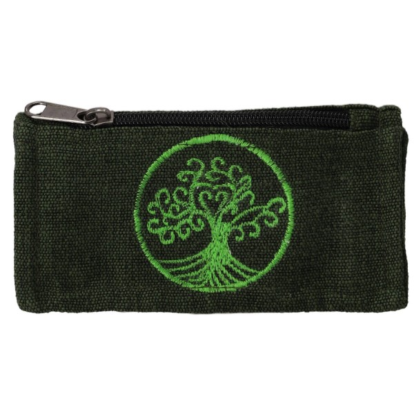 Καπνοθήκη Υφασμάτινη  Χακί Με Σχέδιο Δέντρο Της Ζωής