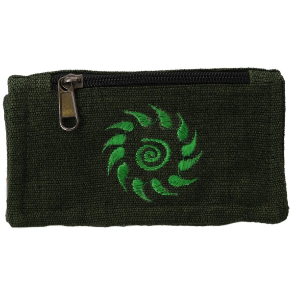 Καπνοθήκη Υφασμάτινη Χακί Με Σχέδιο Ήλιος