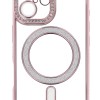 Oba Style Back Cover Θήκη Σιλικόνης Με Τζαμάκι Κάμερας, Magsafe, Στρασάκια Και Γκλίτερ (Iphone 16 Plus)