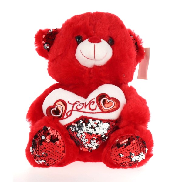 Teddy Bear With Heart 23cm.