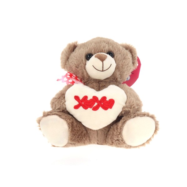 Teddy Bear With Heart 25cm.