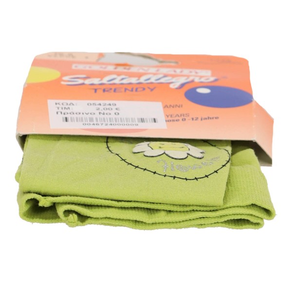 GOLDEN LADY SMILE FLOWERS Παιδικό Καλτσόν Με Σχεδιάκια