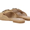 BOTTEGA Γυναικεία Mules Flat με Ψάθα & Διακοσμητική Τόκα