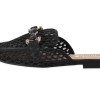 BOTTEGA Γυναικεία Mules Flat με Ψάθα & Διακοσμητική Τόκα