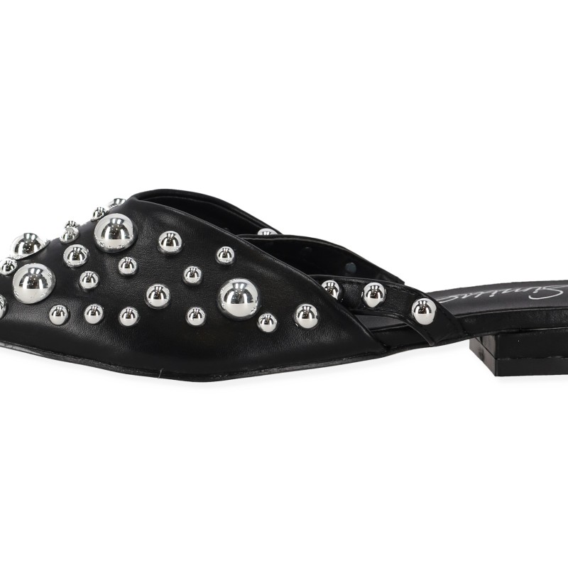 SIMIUS Mules Μυτερά Flat με Τρουκς SIMIUS Mules Μυτερά Flat με Τρουκς